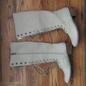 Joyfolie tall suede boot